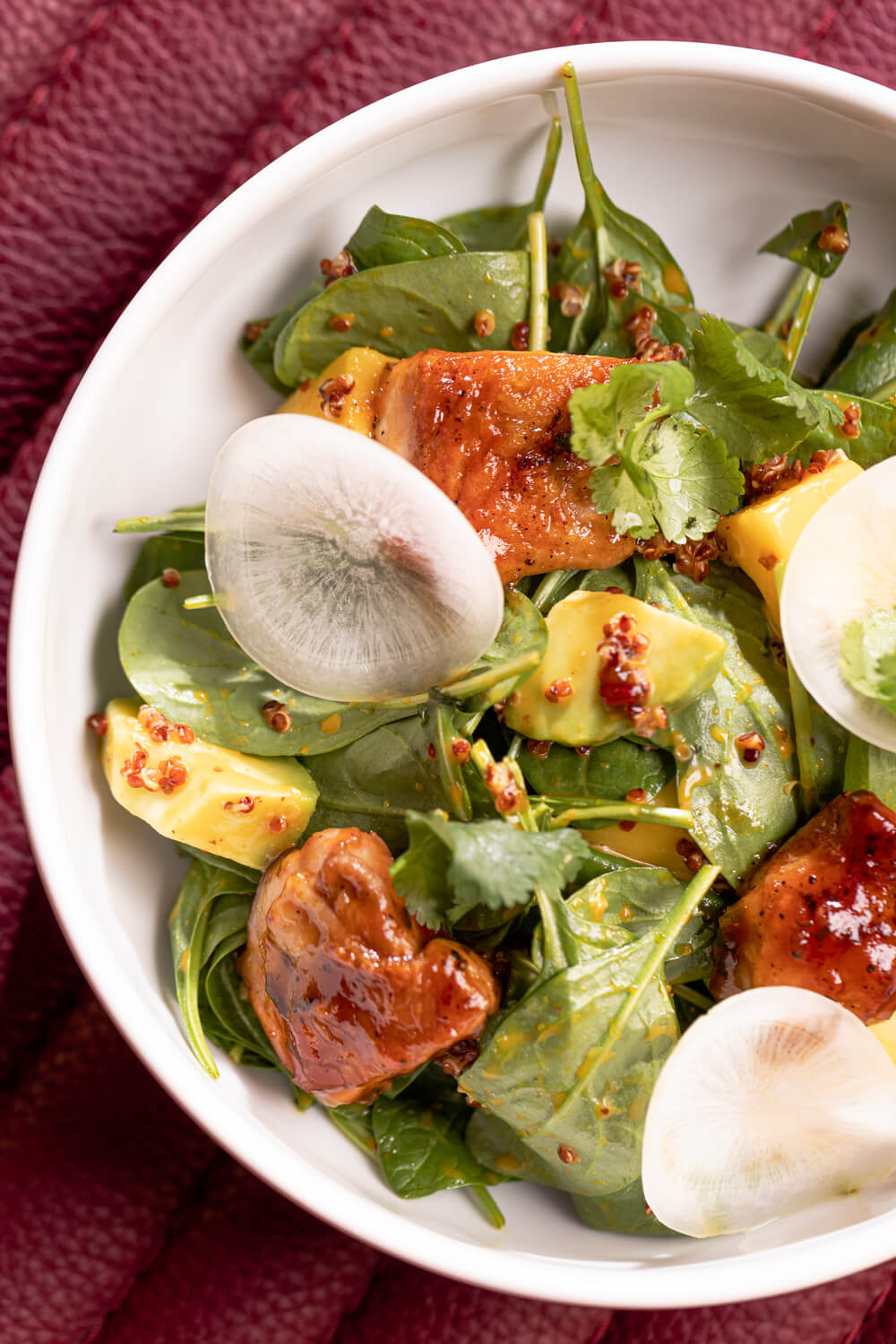 Sałatka z kurczakiem w sosie Teriyaki